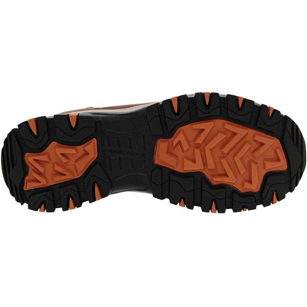 Skechers Work Greetah Composite Toe Work Shoes - Mens Brown Black Sole View