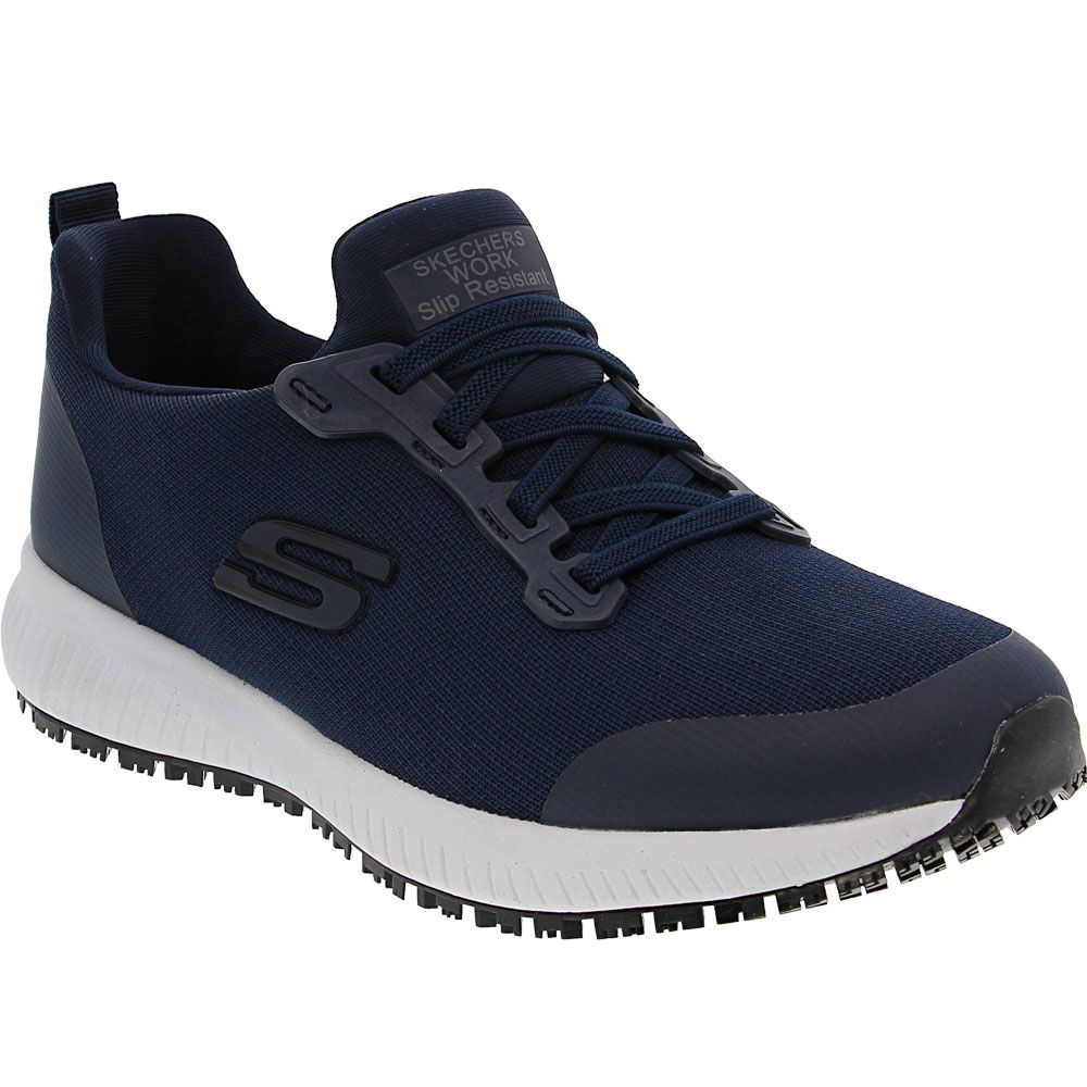 Skechers Work Squad Sr Non-Safety Toe Work Shoes - Womens Navy