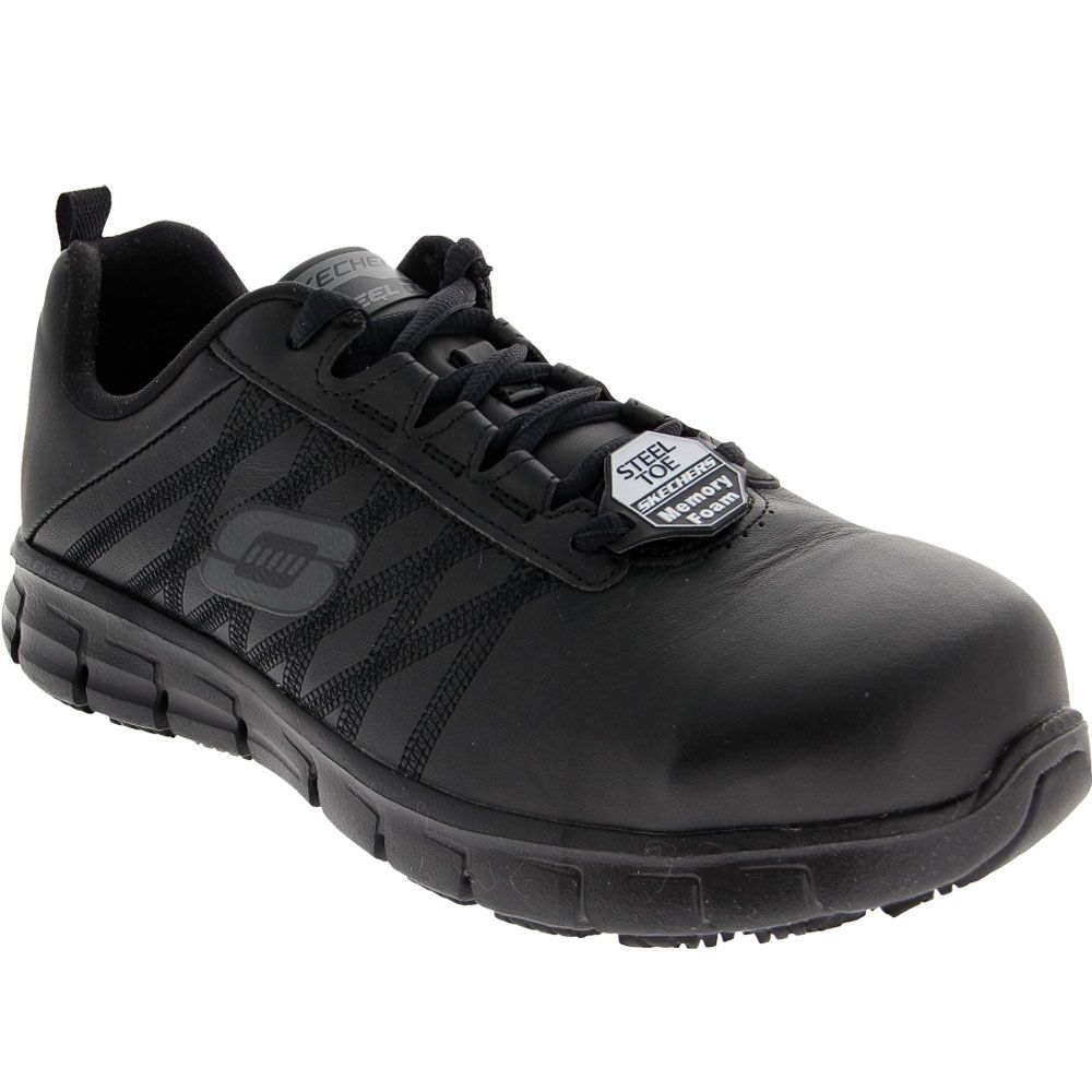 Skechers Work Martley Safety Toe Work Shoes - Womens Black