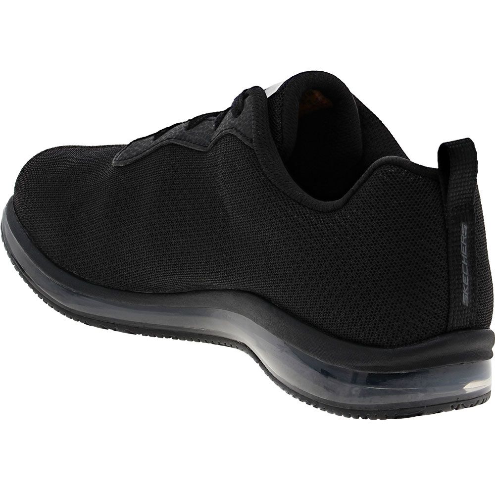 Skechers Work Skech-Air SR Non-Safety Toe Work Shoes - Womens Black Back View