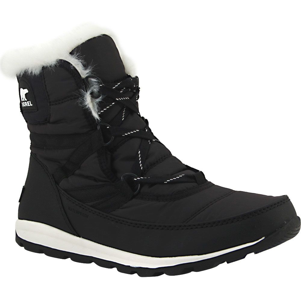 Sorel Whitney Short Lace Winter Boots - Womens Black