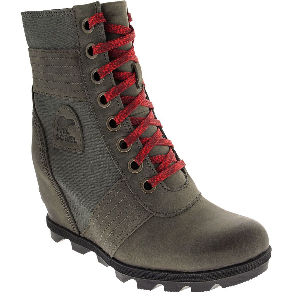 Sorel Lexie Wedge Casual Boots - Womens Quarry