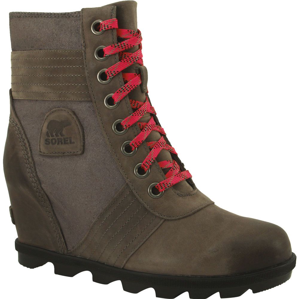Sorel Lexie Wedge Casual Boots - Womens Grey