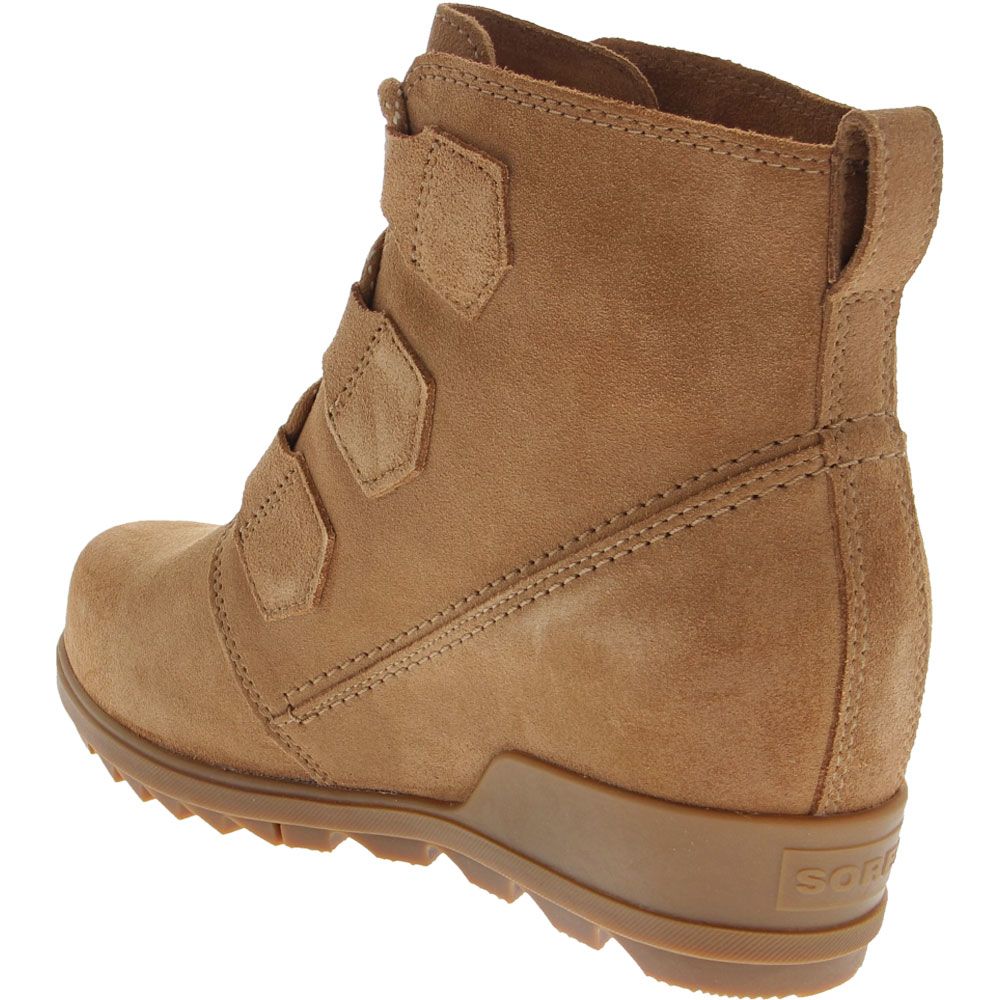 Sorel Evie Lace Casual Boots - Womens Tan Back View
