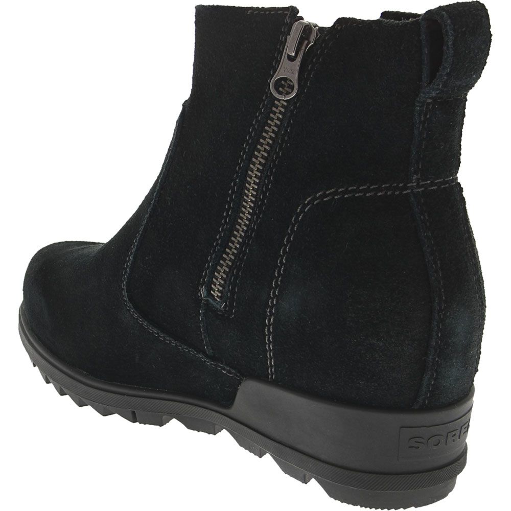 Sorel Eve Bootie Casual Boots - Womens Black Back View