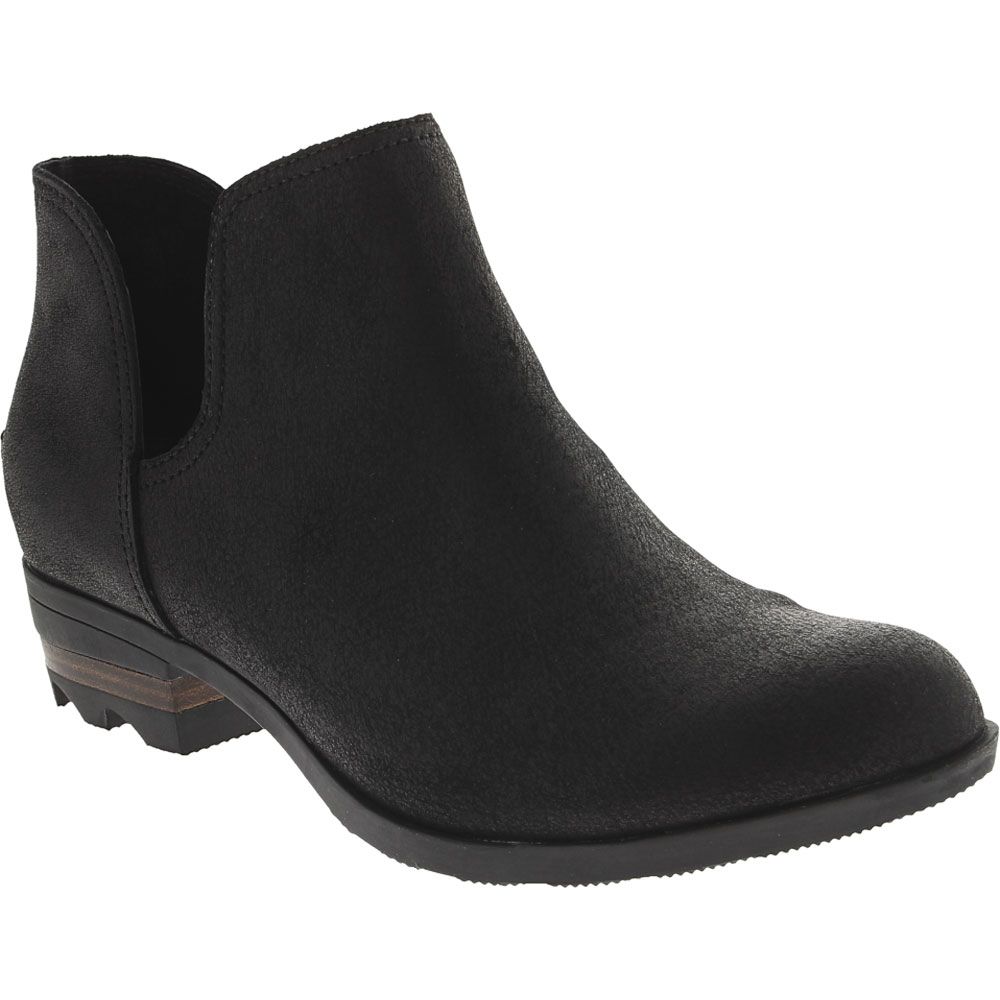 Sorel Lolla 2 Cut Out Shootie Boots Shoes - Womens Black Black