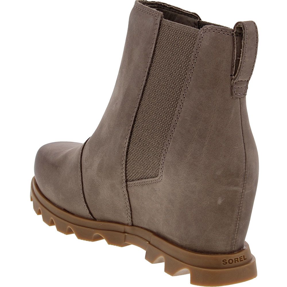 Sorel Joan Of Arctic Wedge 3 Chelsea Boot - Womens Taupe Back View