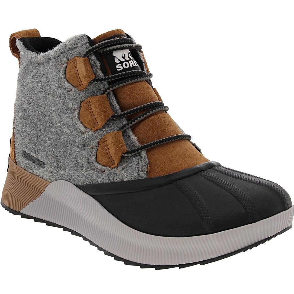 Sorel Out N About 3 Clas Fel Winter Boots - Womens Camel Brown Black