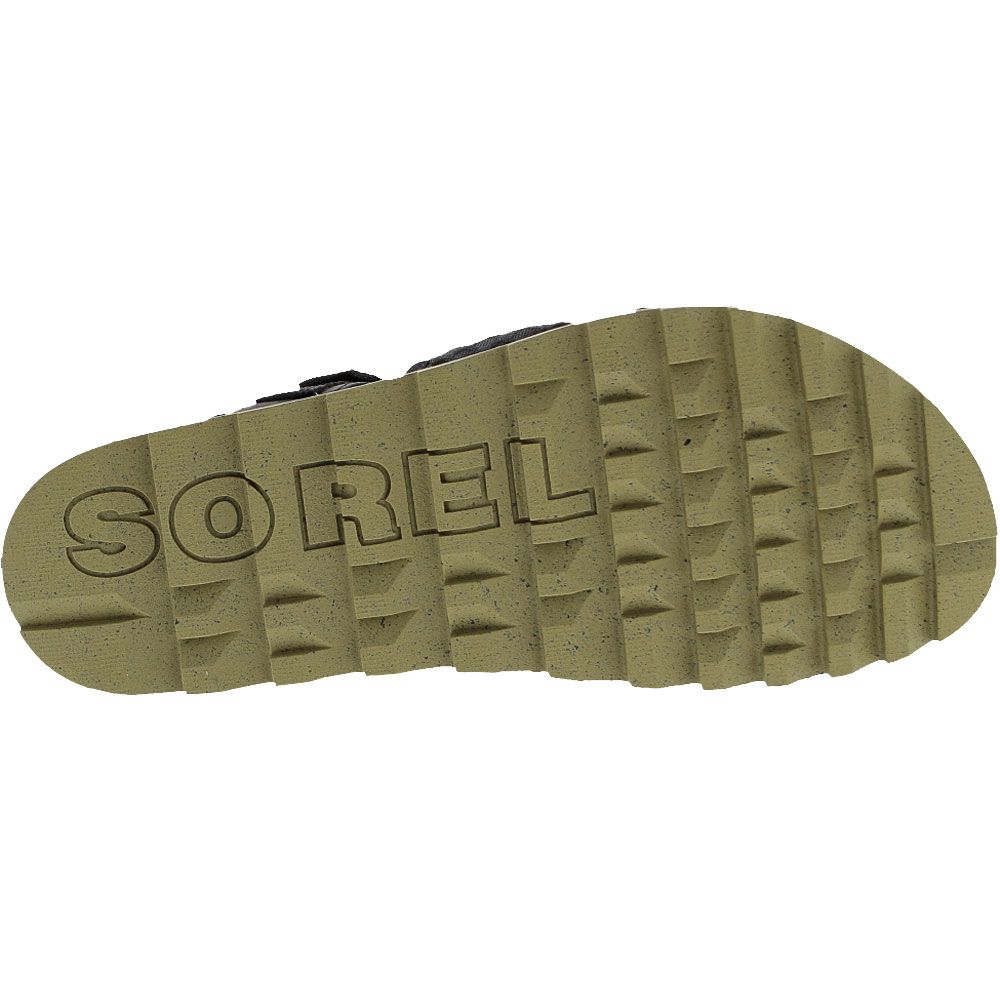 Sorel Roaming Decon Slingback Sandals - Womens Black Sole View