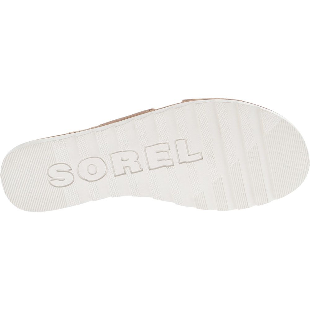 Sorel Ella II Slingback Womens Sandals Beige Sole View