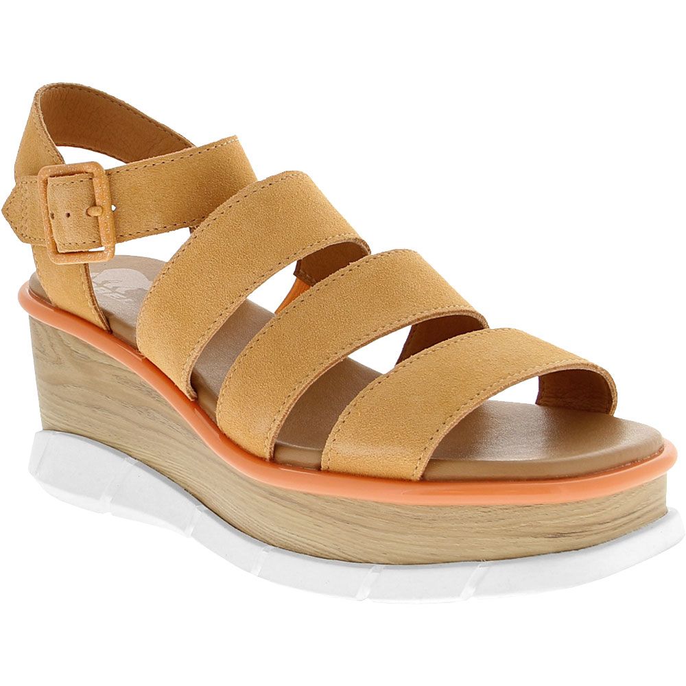 Sorel Joanie III Ankle Strap Wedge Sandals - Womens Tan