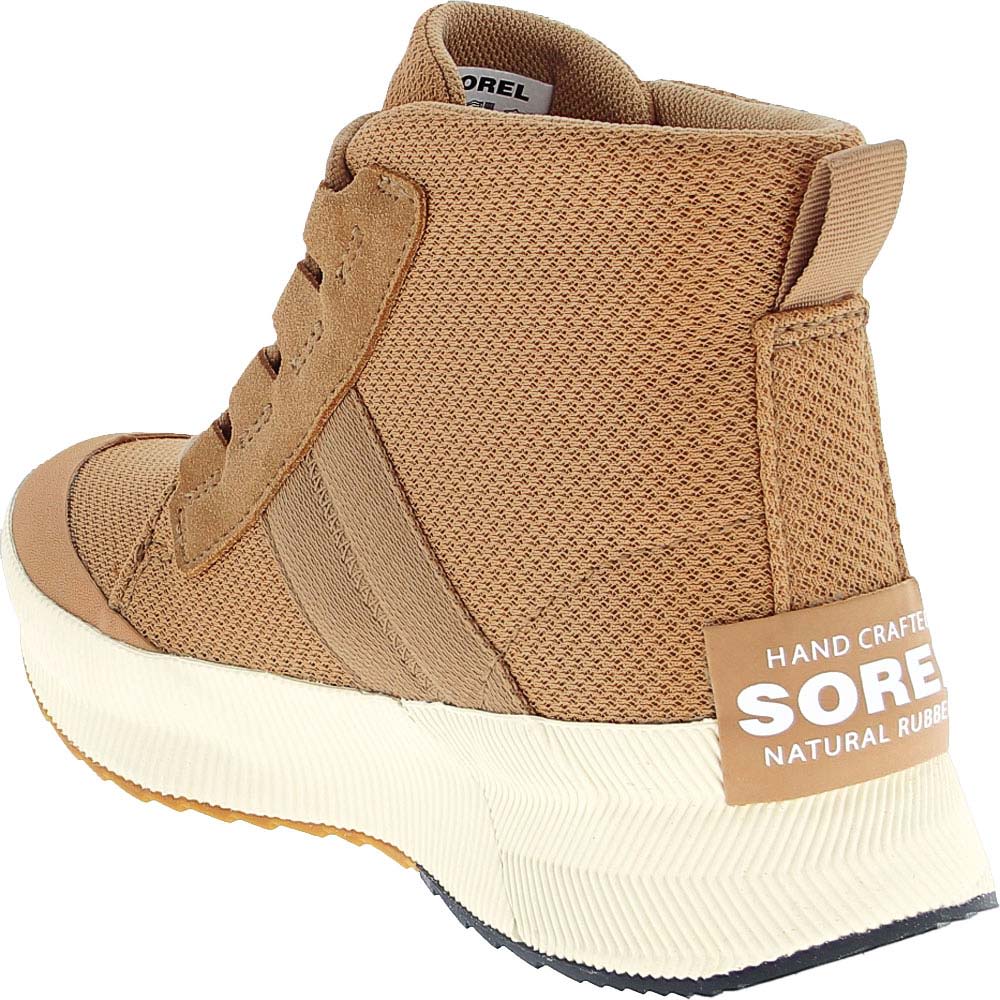 Sorel Out N About 3 Mid Sneaker Casual Boots - Womens Tawny Buff Back View