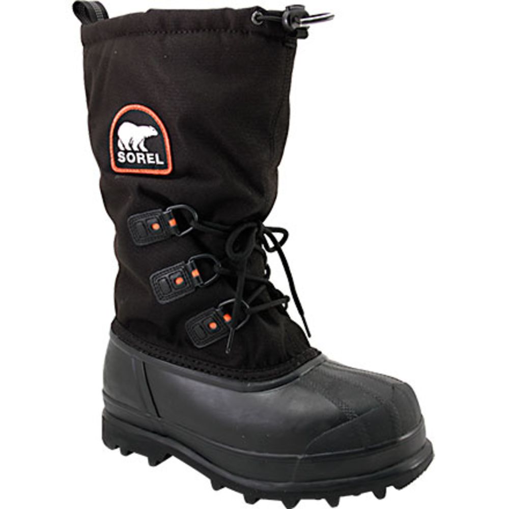 Sorel Glacier XT Winter Boots - Mens Black Red Quartz