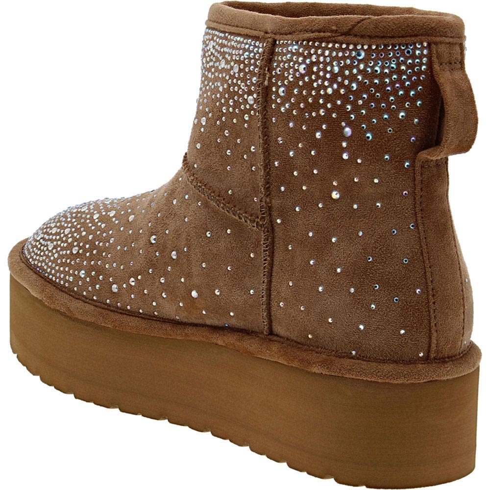 Madden Girl Ease Hr Casual Boots - Womens Tan Multi Back View