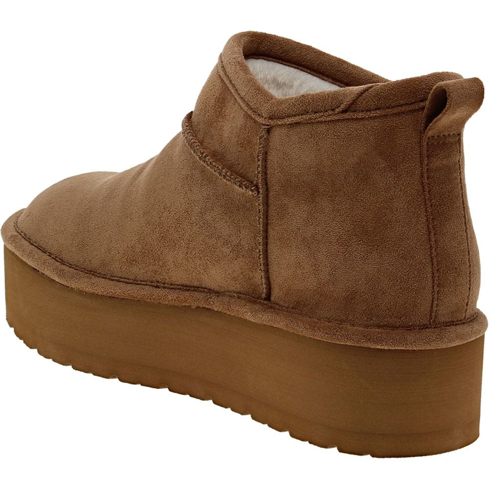 Madden Girl Embrace Casual Boots - Womens Tan Back View