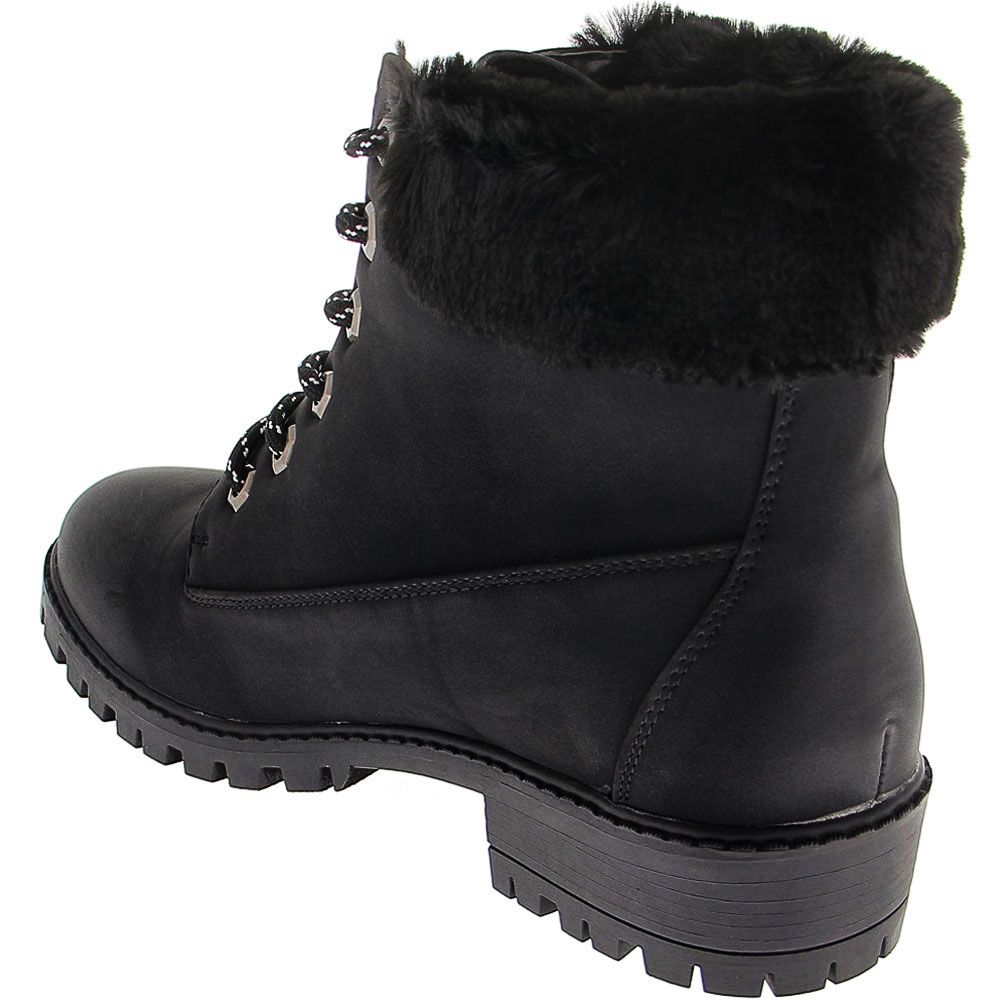 Madden Girl Frankie Ankle Boots - Womens Black Back View
