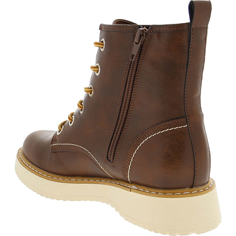 Madden Girl Kent Casual Boots - Womens Brown Back View