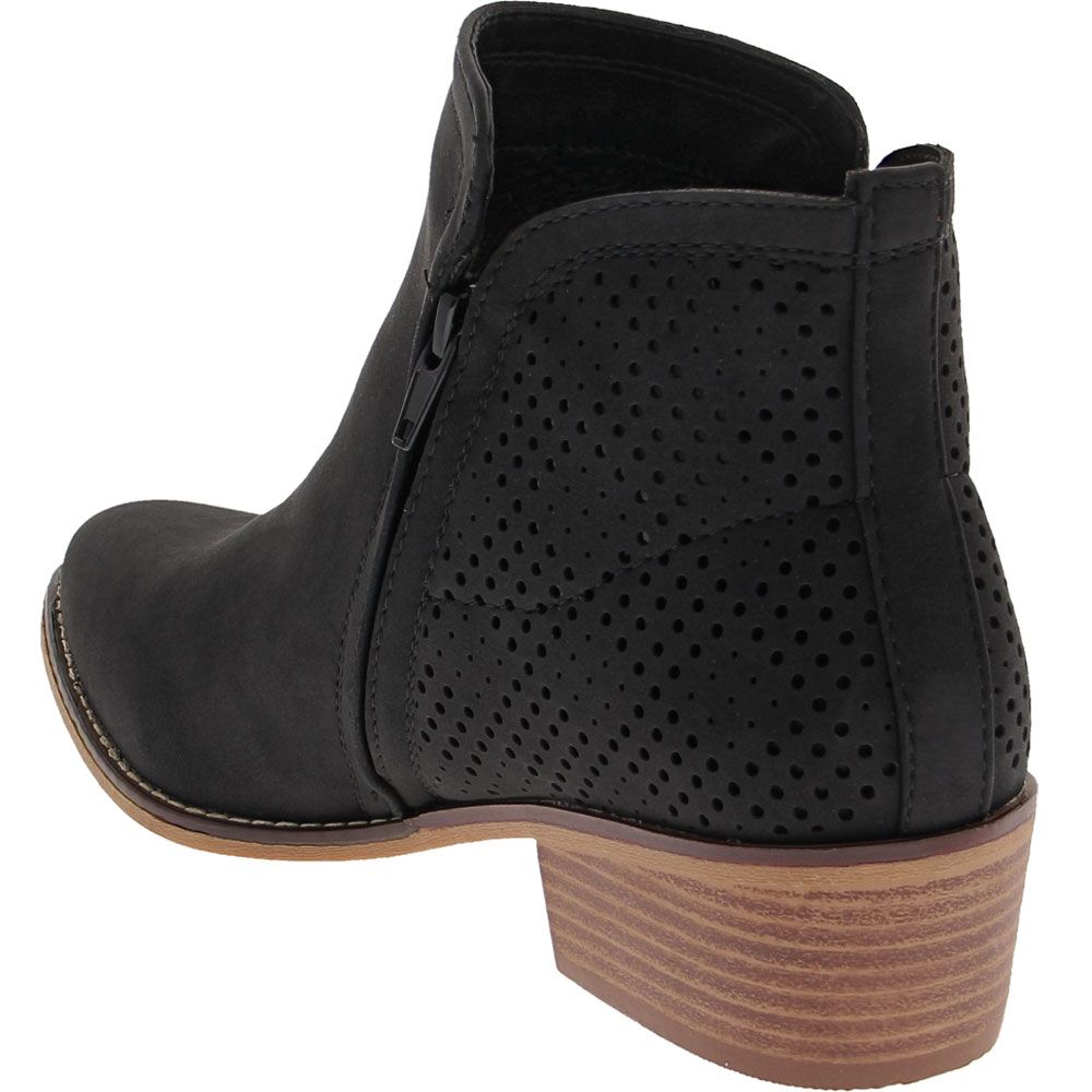 Madden Girl Neville P Ankle Boots - Womens Black Back View