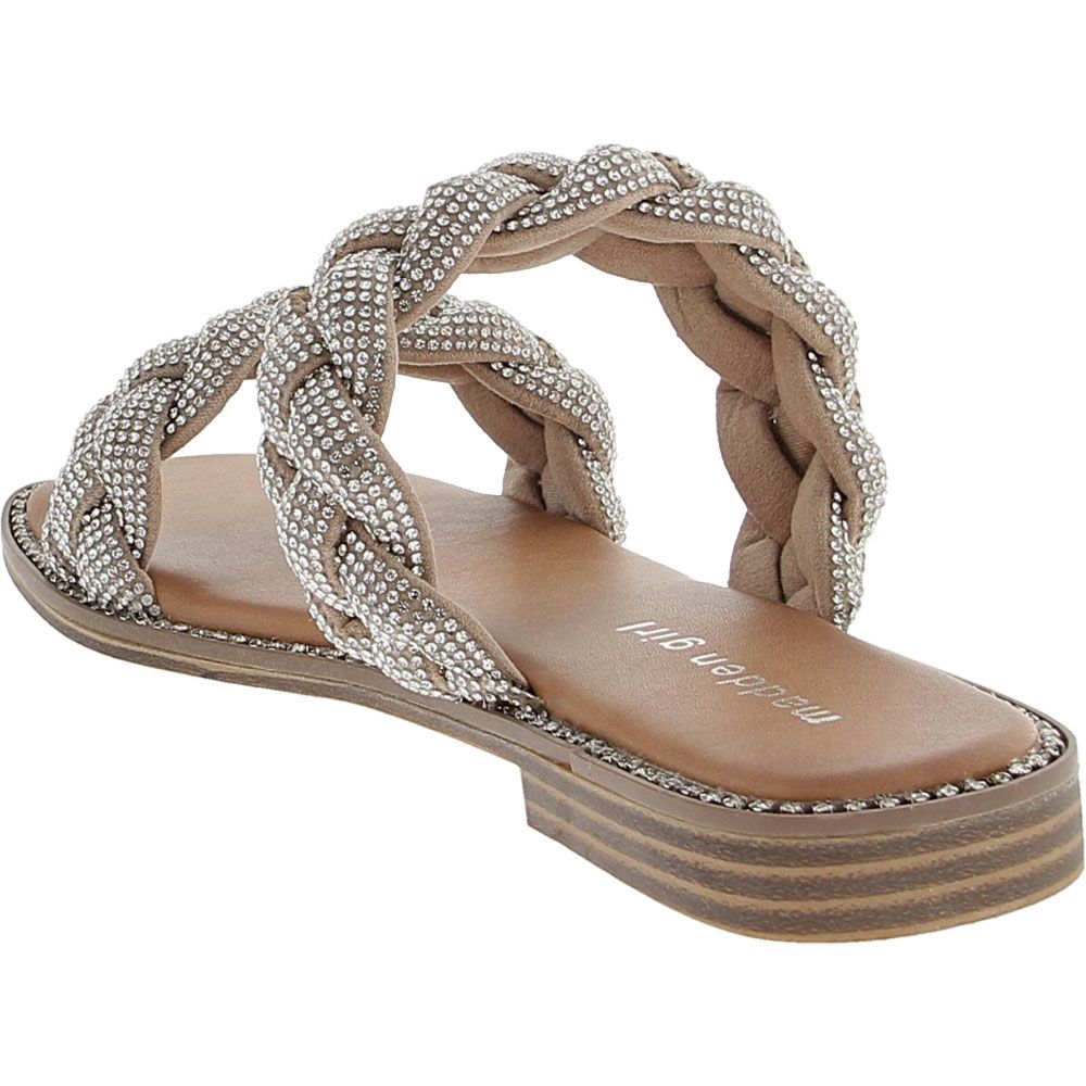 Madden Girl Park Sandals - Womens Silver Back View
