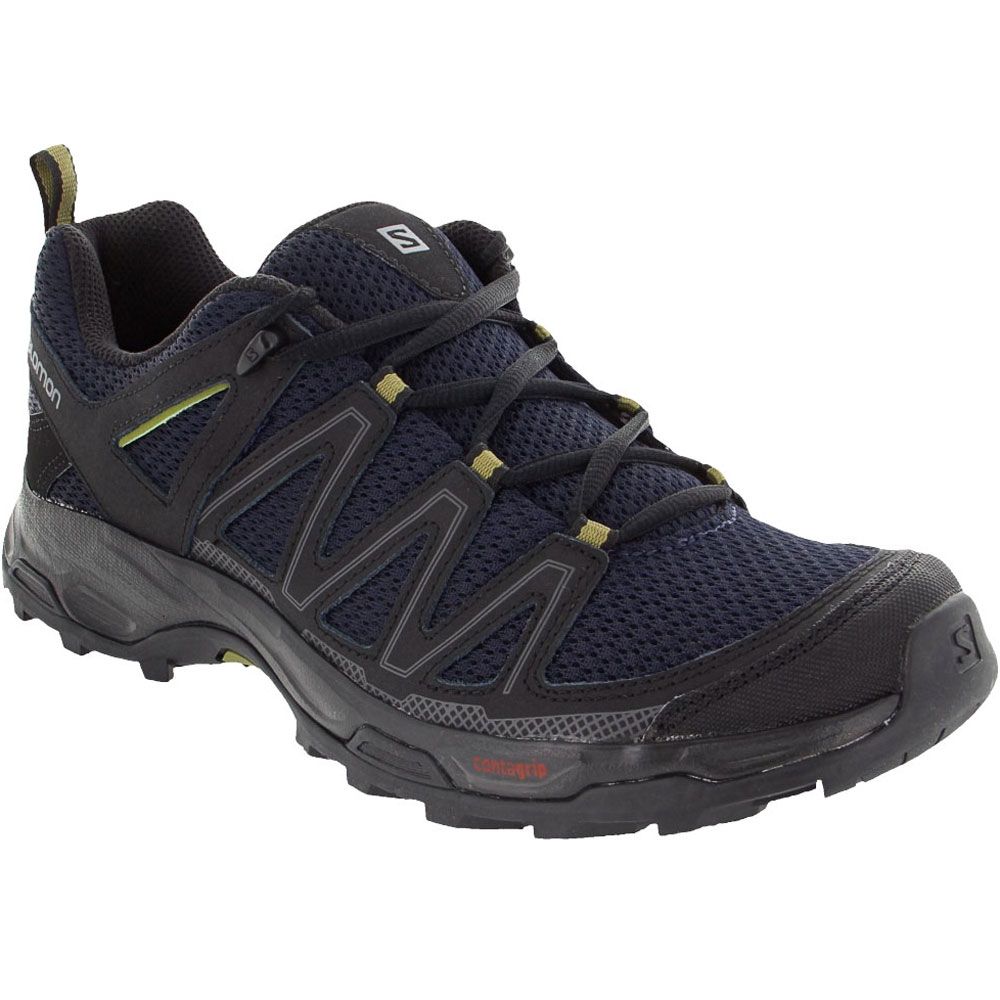 Salomon Pathfinder Hiking Shoes - Mens Night Sky Black Military Olive