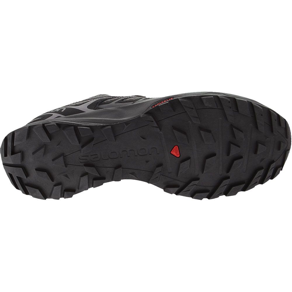 Salomon X Crest Hiking Shoes - Mens Grey Sole View