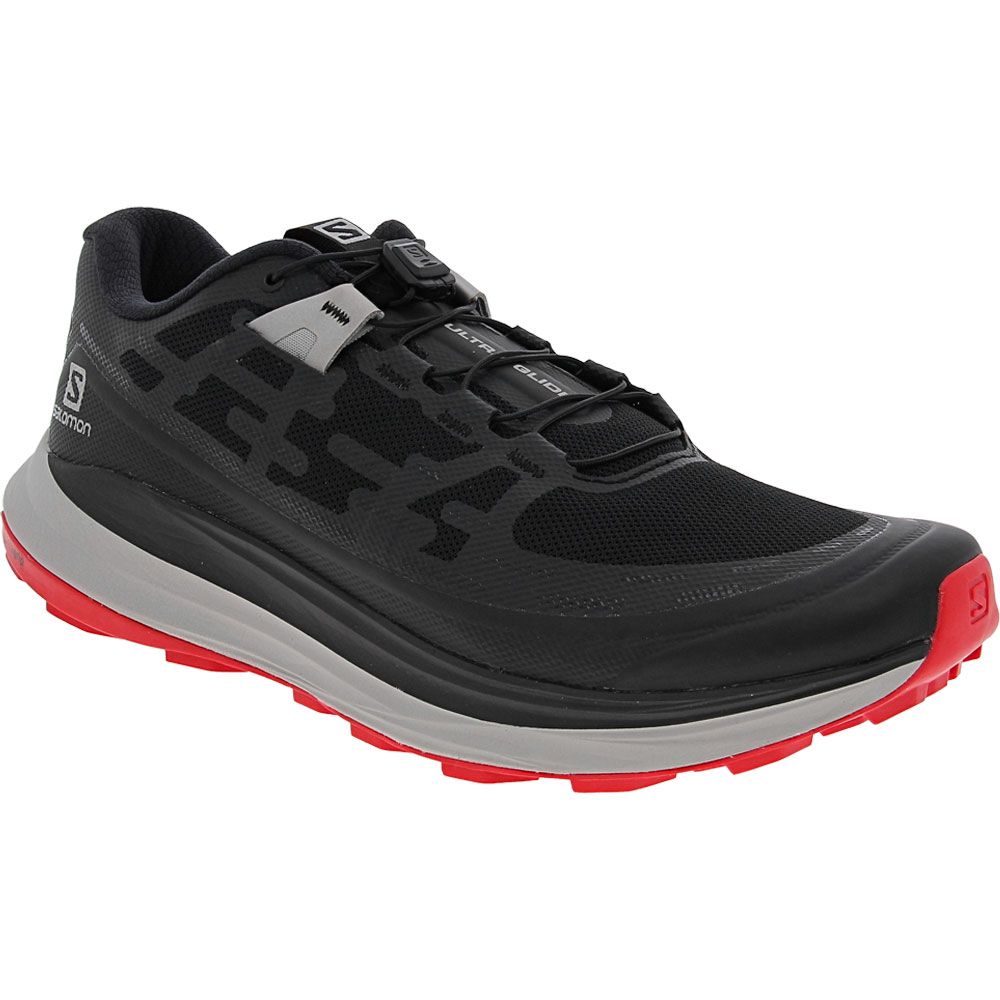 Salomon Ultra Glide Trail Running Shoes - Mens Black Red