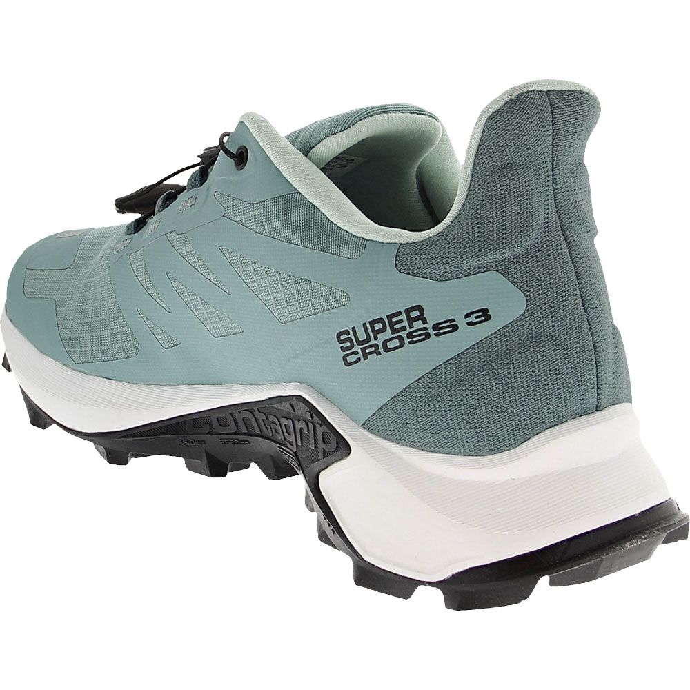 Salomon Supercross 3 Trail Running Shoes - Womens Blue Back View