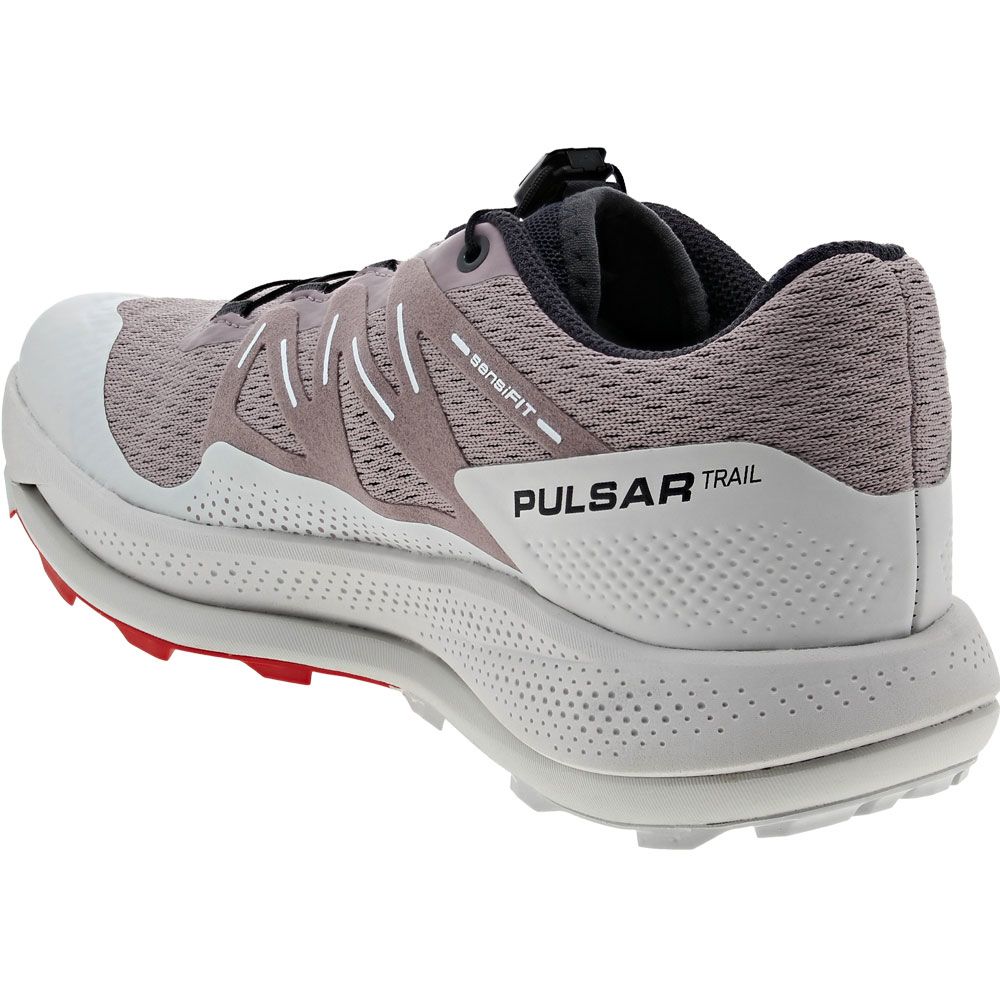 Salomon Pulsar Trail Womens Trail Running Shoes Quail Back View