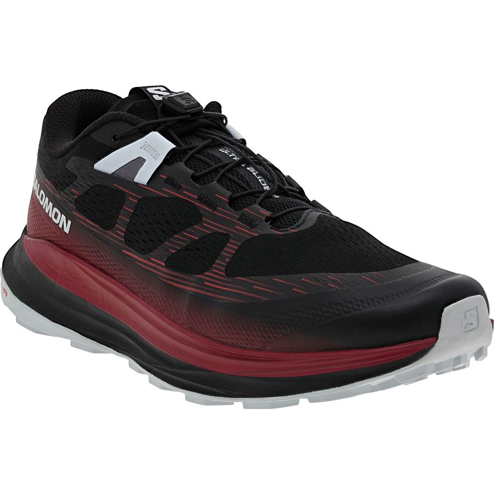 Salomon Ultra Glide 2 Trail Running Shoes - Mens Black Biking Red