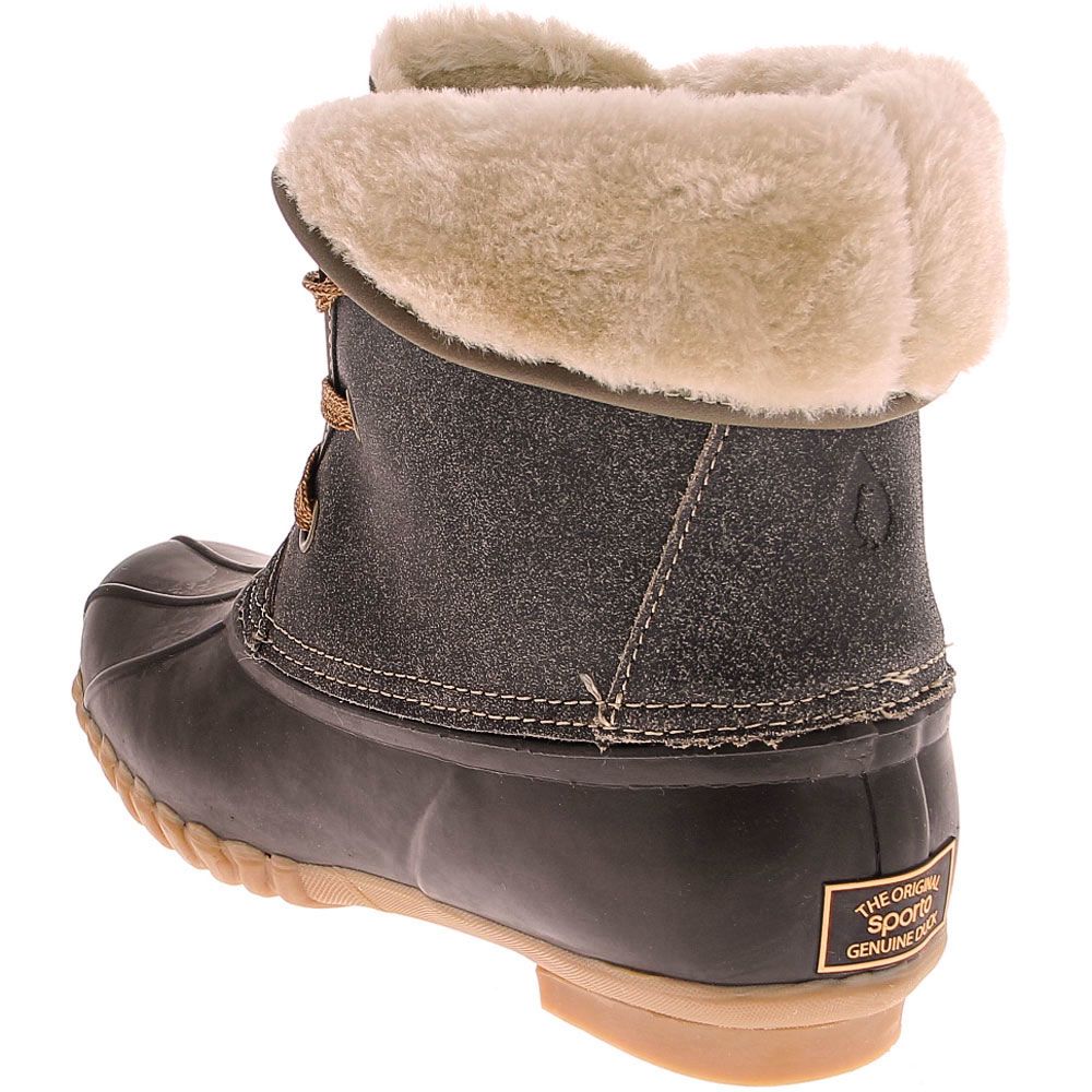 Sporto Delilah Rubber Boots - Womens Grey Back View