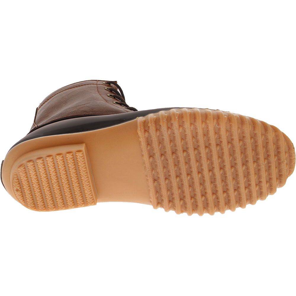 Sporto Demi Rubber Boots - Womens Brown Sole View