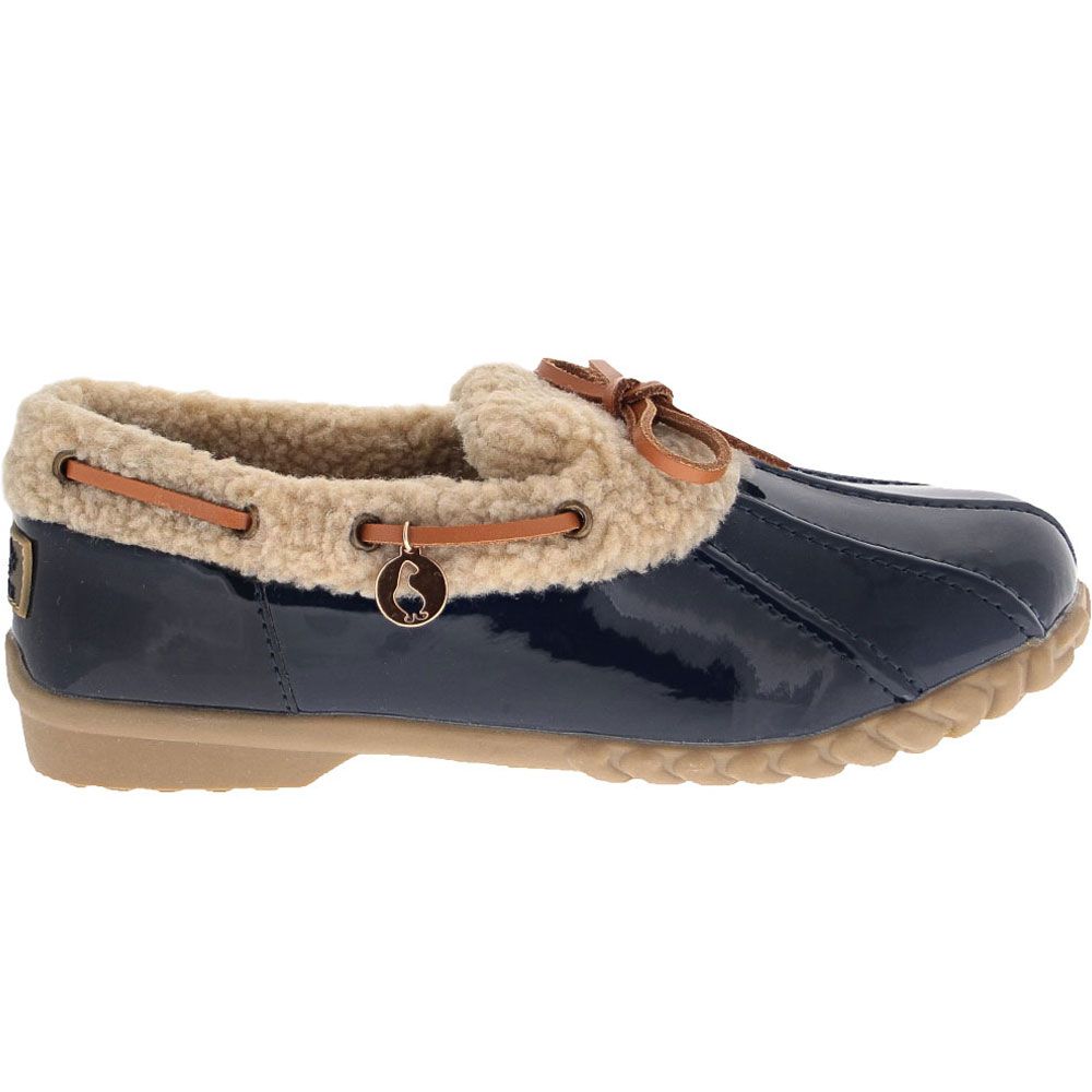 Sporto Pavia Rubber Boots - Womens Navy Side View