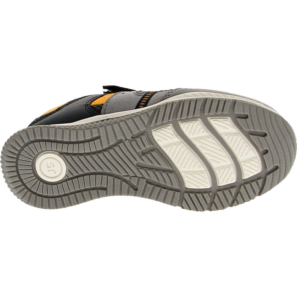 Stride Rite Blitz Toddler Athletic Shoes Grey Black Sole View