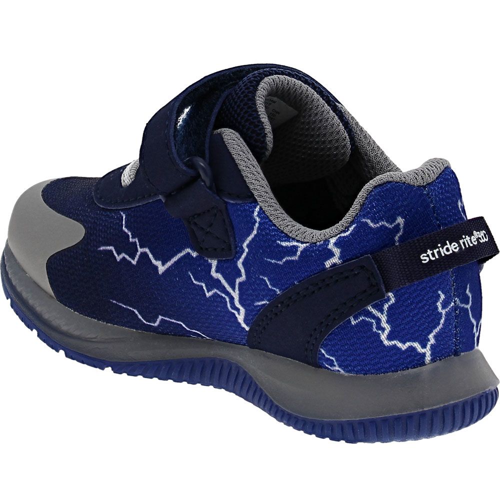 Stride Rite Storm Athletic Shoes - Baby Toddler Blue Back View