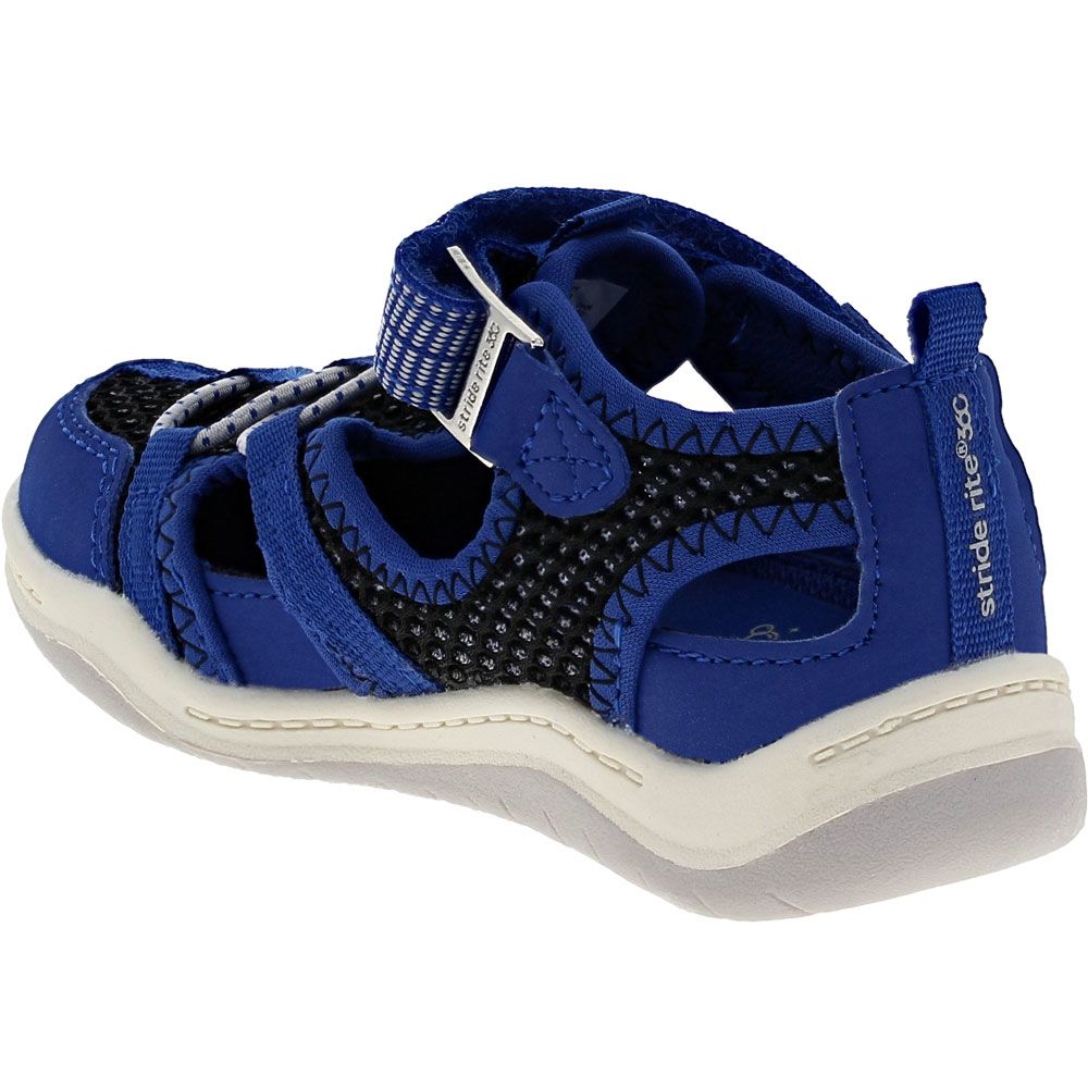 Stride Rite Taddy Sandals - Baby Toddler Blue Back View