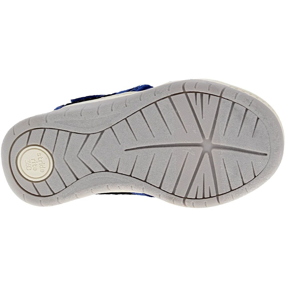 Stride Rite Taddy Sandals - Baby Toddler Blue Sole View