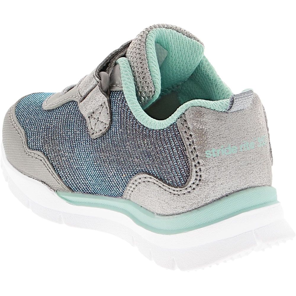 Stride Rite Kyla Athletic Shoes - Baby Toddler Silver Back View