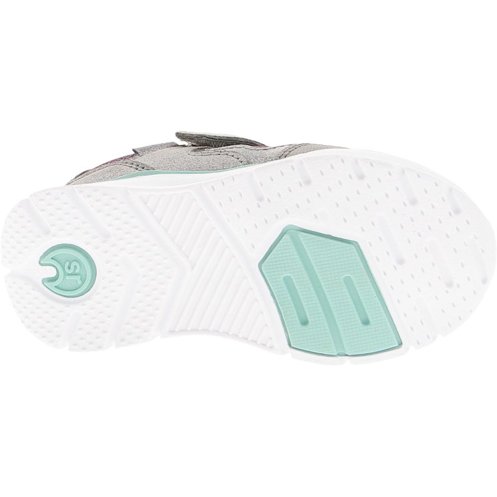 Stride Rite Kyla Athletic Shoes - Baby Toddler Silver Sole View