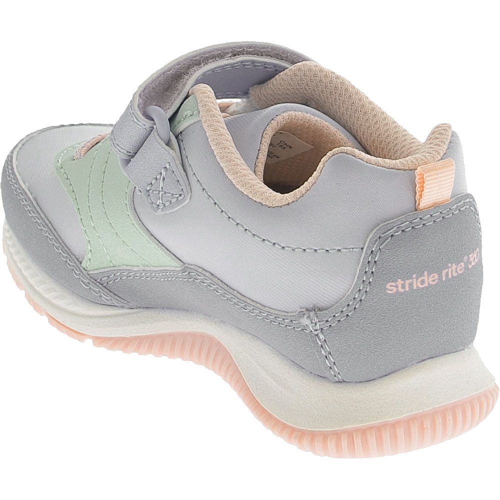 Stride Rite Grayson Athletic Shoes - Baby Toddler Pink Back View