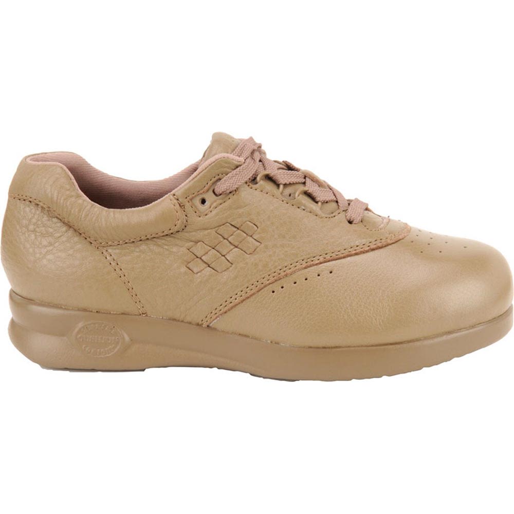Softspots Marathon Oxford Casual Shoes - Womens Taupe Side View
