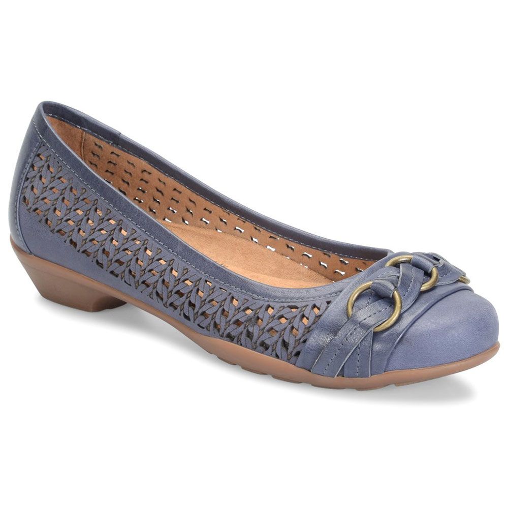 Softspots Posie Slip on Casual Shoes - Womens Navy