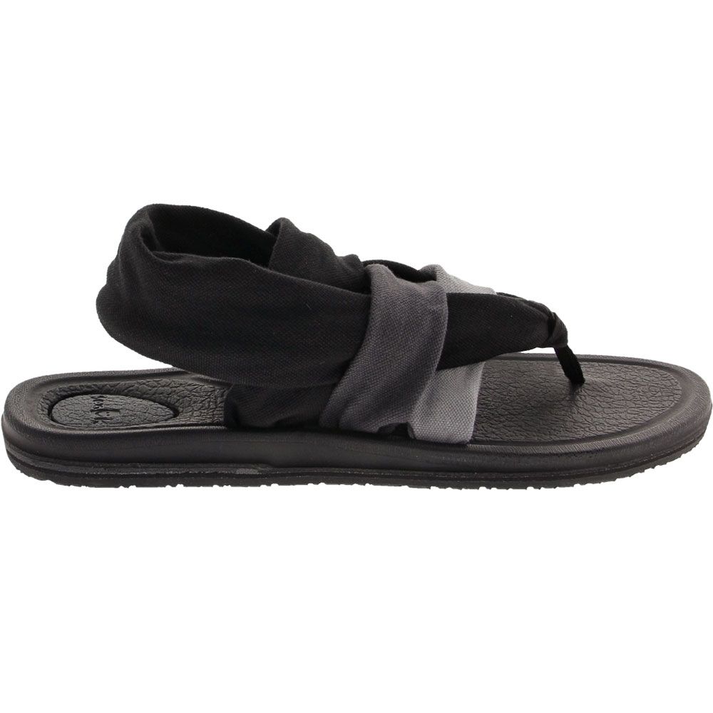 Sanuk Women's Sandals Yoga Sling 3 Size 6 , Gradient Grey/Black