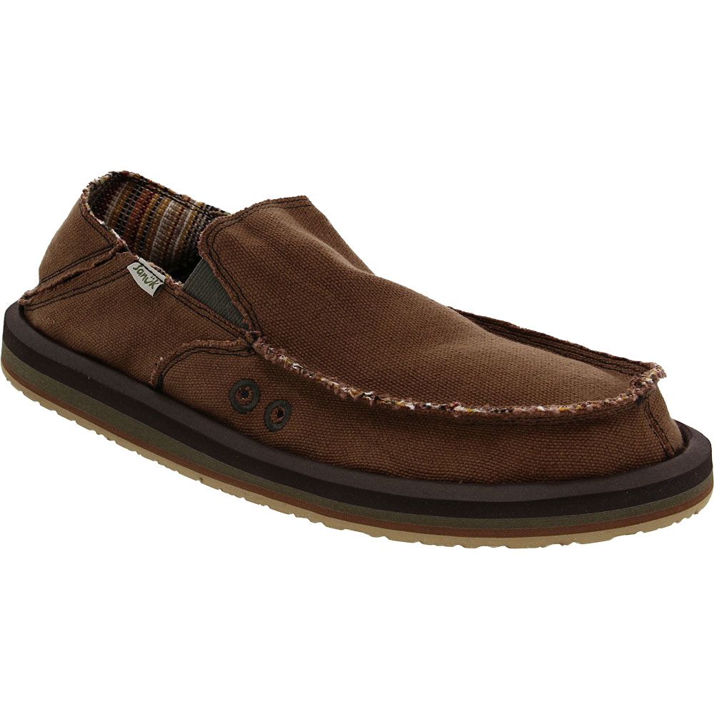 Sanuk Vagabond Soft Top Hemp, Mens Casual Shoes