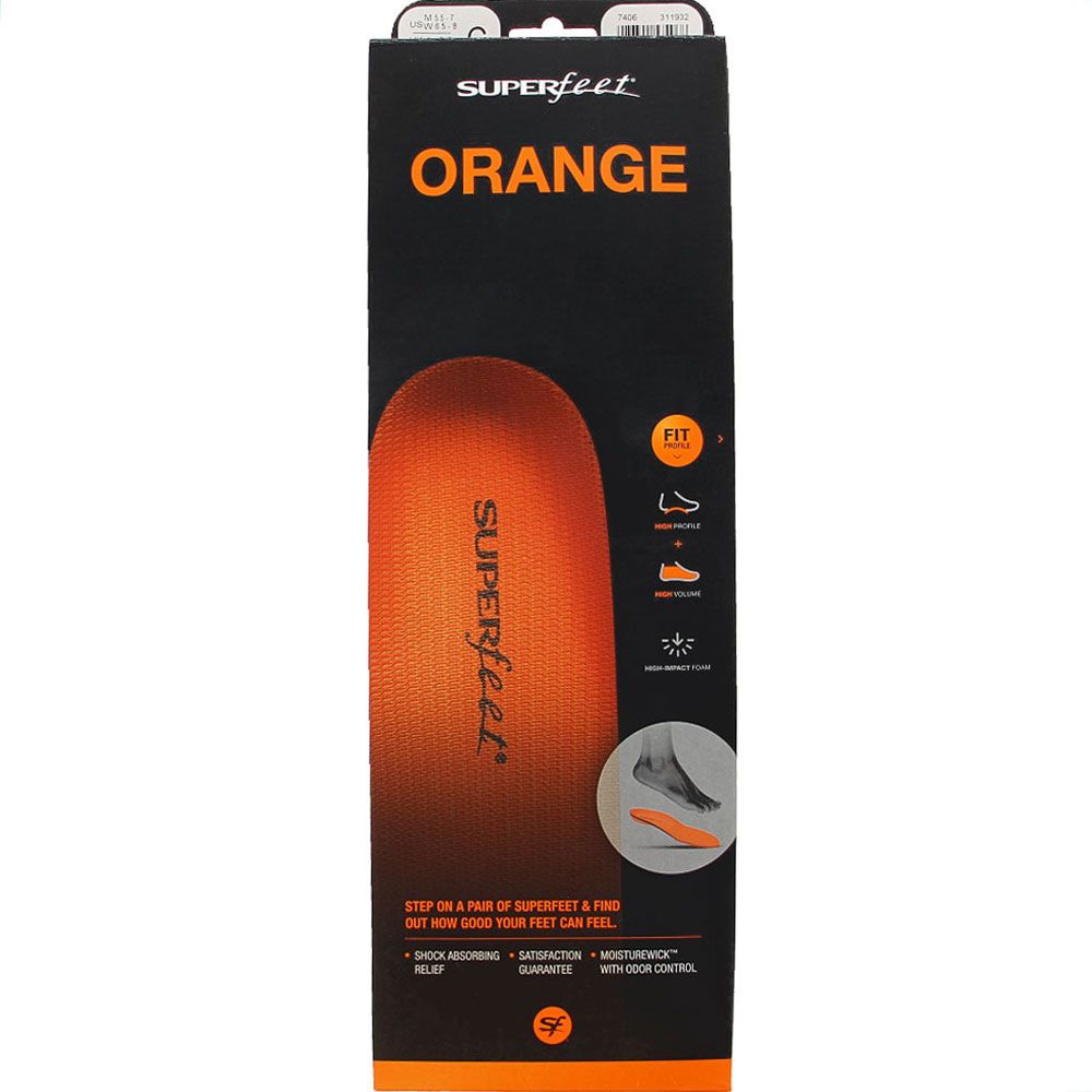 Superfeet Orange 7400 Orange View 3