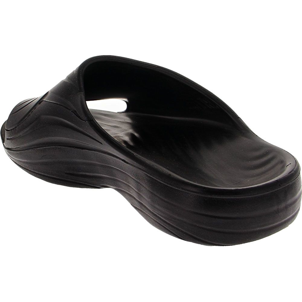 Superfeet Slide Slide Sandals - Mens Black Back View