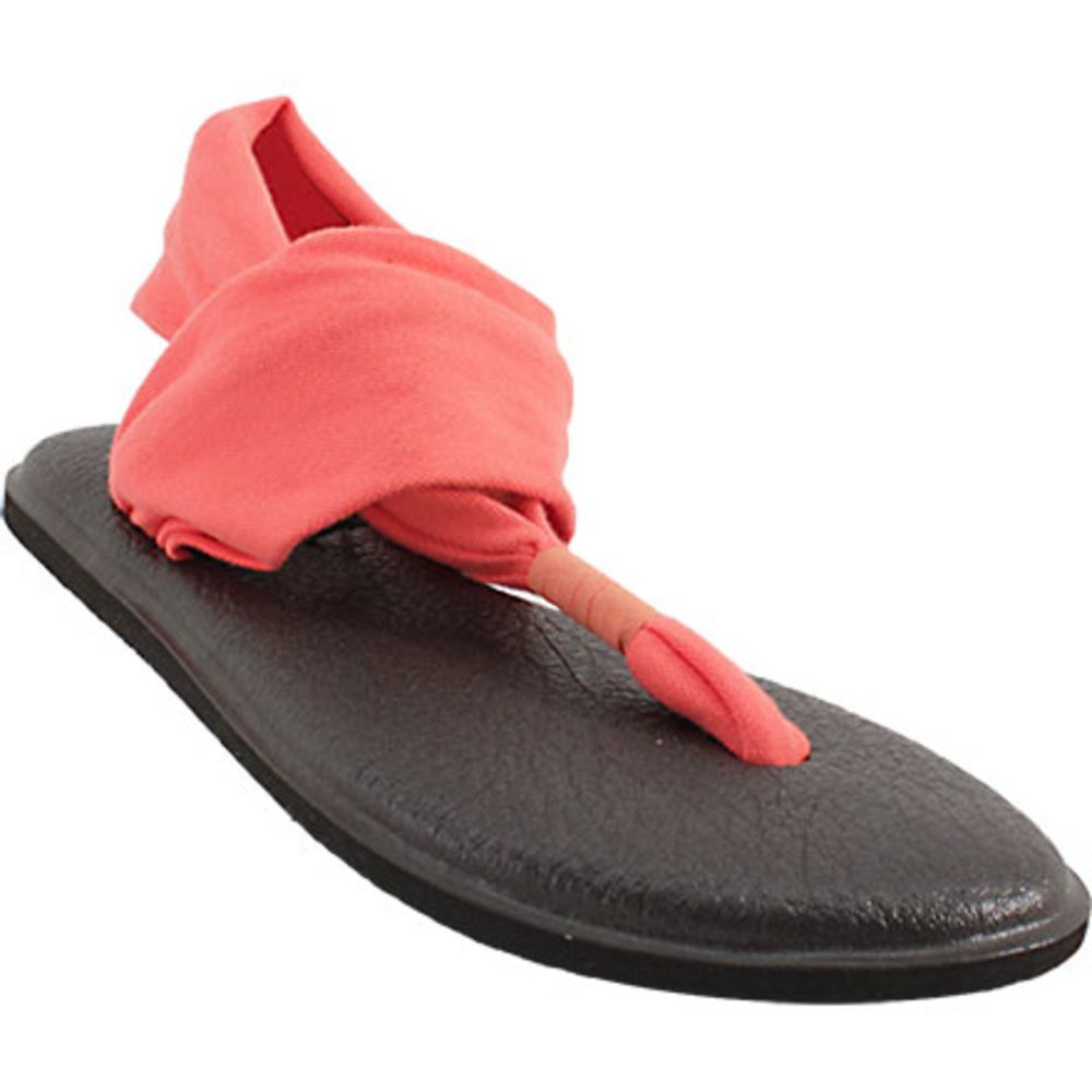 Sanuk Yoga Sling2 Flip Flops - Womens Coral