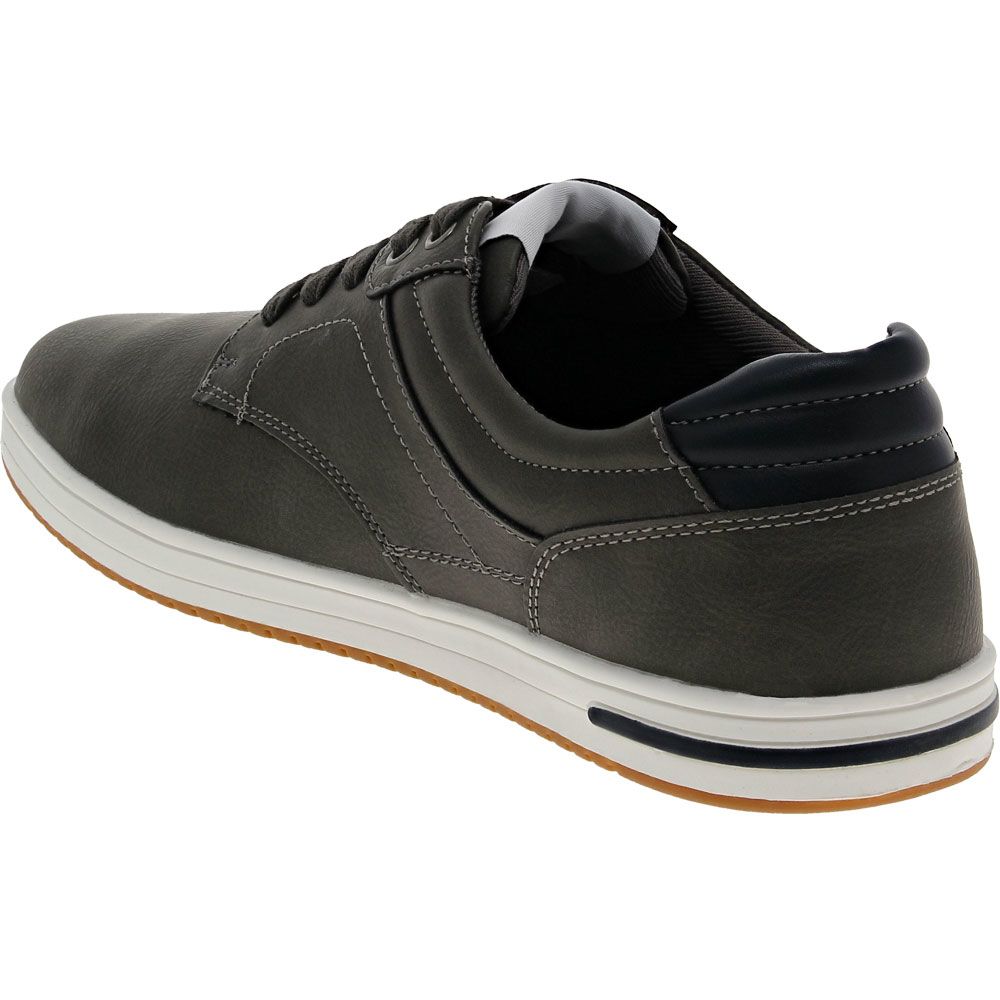 Steve Madden Batton Lace Up Casual Shoes - Mens Grey Back View