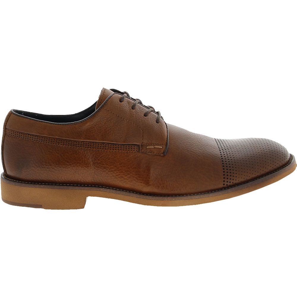 Steve Madden Chilton Lace Up Casual Shoes - Mens Brown Side View