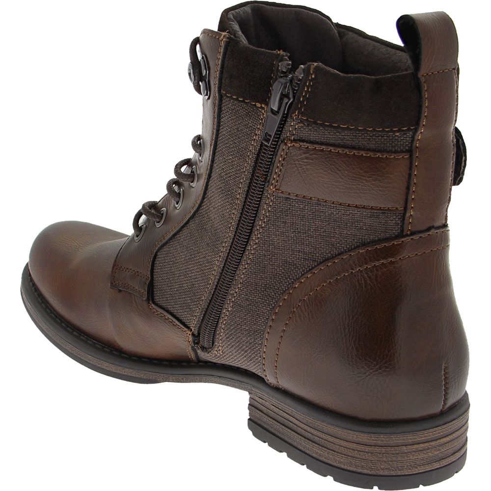 Steve Madden Jankit Casual Boots - Mens Brown Back View