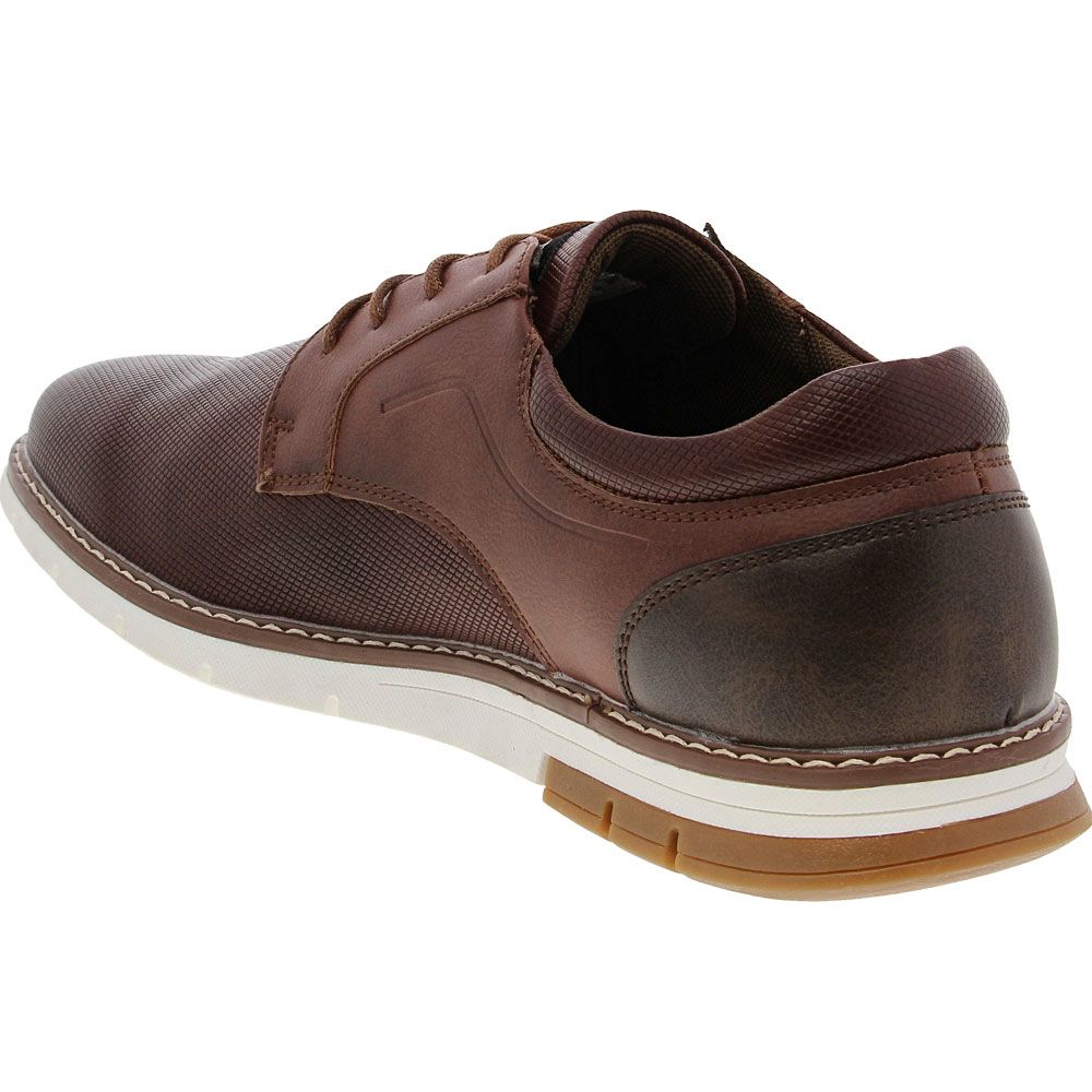 Steve Madden Leevi Lace Up Casual Shoes - Mens Brown Back View
